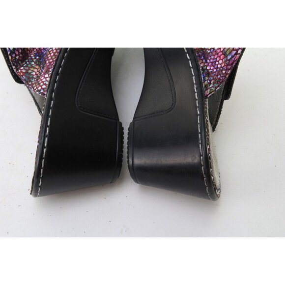 Alegria Lotti Sandals Shoes Multi Color Az 38 8-8.5 - Picture 10 of 16
